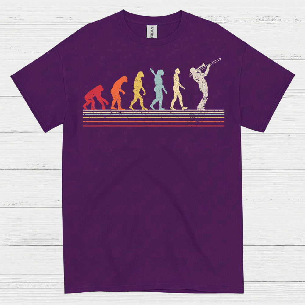 Trombone Evolution Music T Shirt