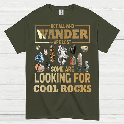 Not All Who Wander Rock Hunter T Shirt