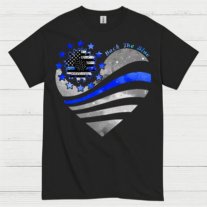 Back The Blue Thin Blue Line T Shirt