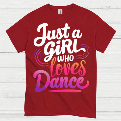 Girl Loves Dance Passion T Shirt