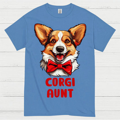 Corgi Aunt Cute Dog Lover T Shirt