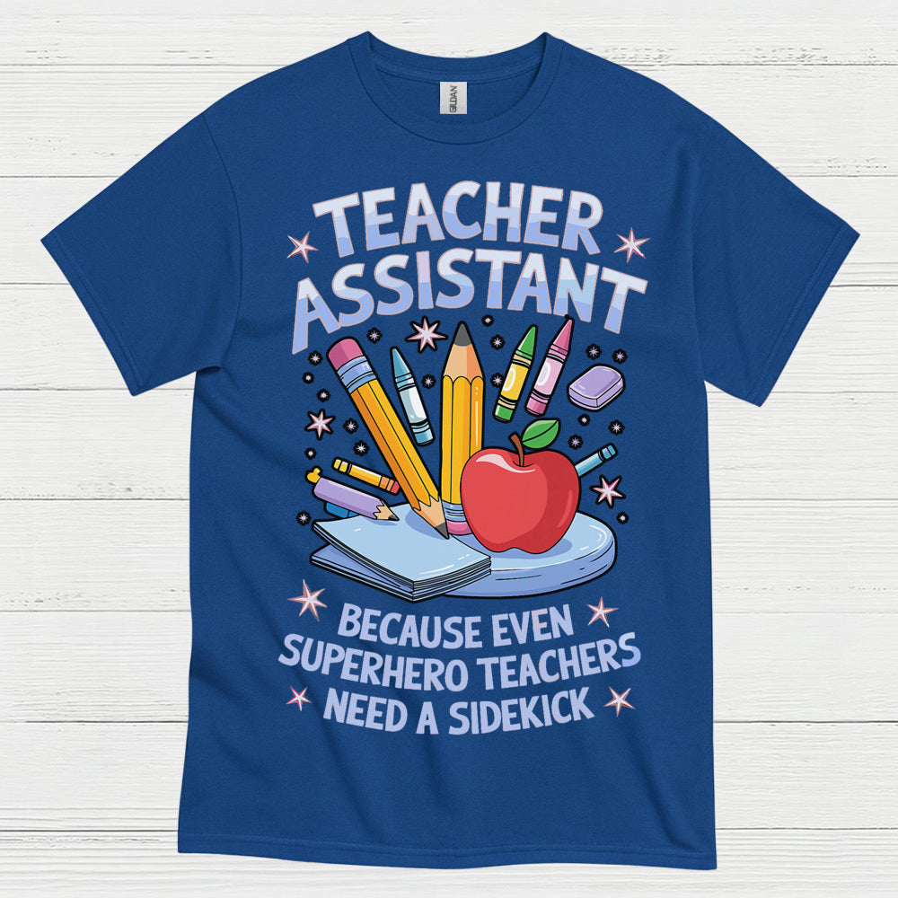 Superhero Teacher Assistant T Shirt