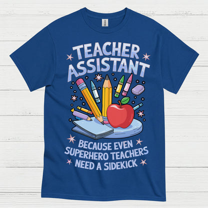 Superhero Teacher Assistant T Shirt