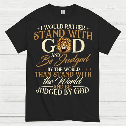 Stand With God Christian Faith T Shirt