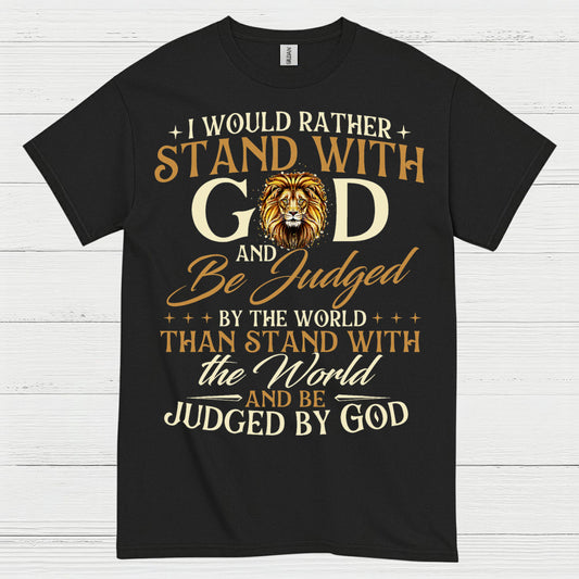 Stand With God Christian Faith T Shirt