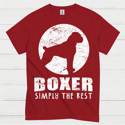 Boxer Simply The Best Dog T Shirt