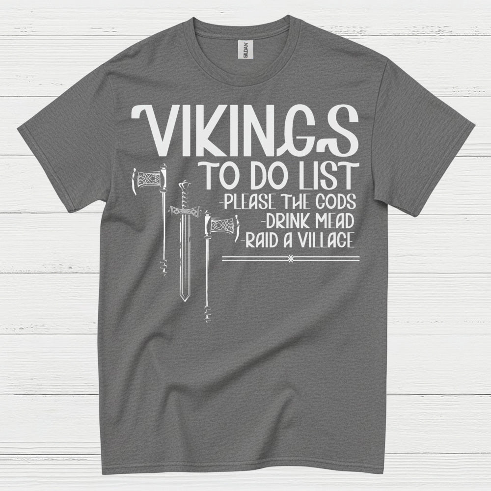 Vikings To Do List T Shirt