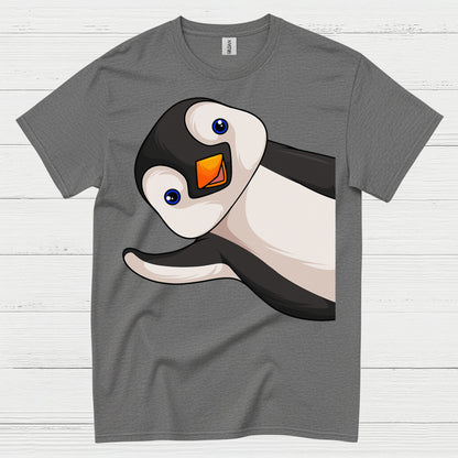 Peekaboo Penguin Cute Graphic T Shirt