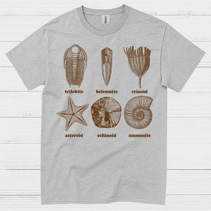 Fossil Collection Geology T Shirt