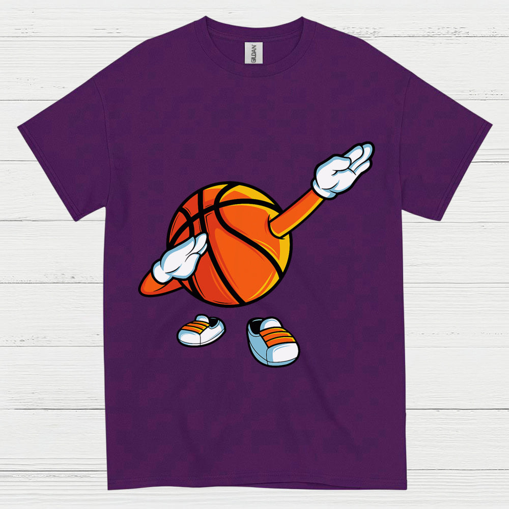 Dabbing Basketball Cartoon T Shirt