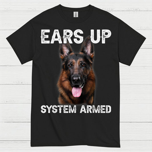 Alert Mode German Shepherd T Shirt