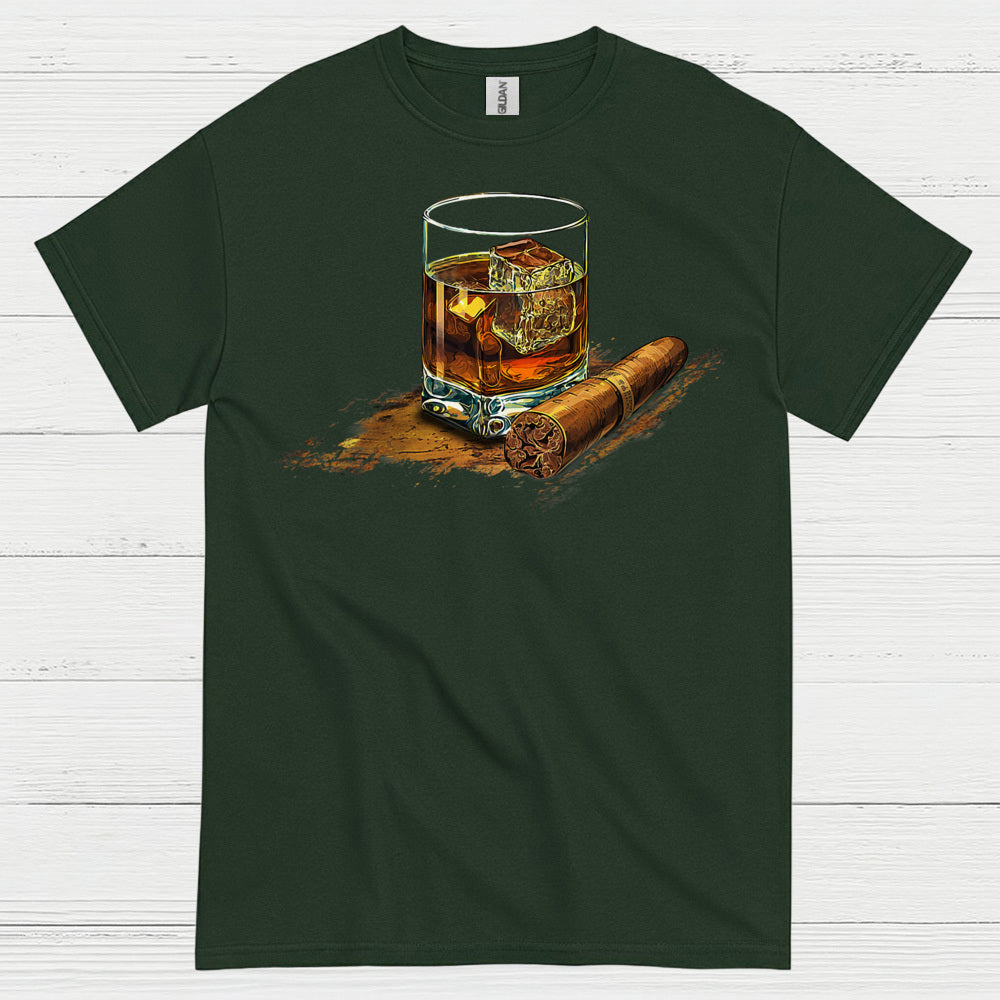 Whiskey And Cigar Classic T Shirt