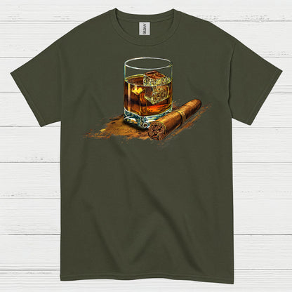Whiskey And Cigar Classic T Shirt