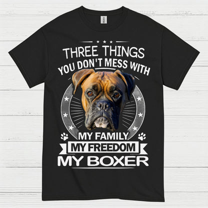 My Family My Freedom My Boxer T Shirt