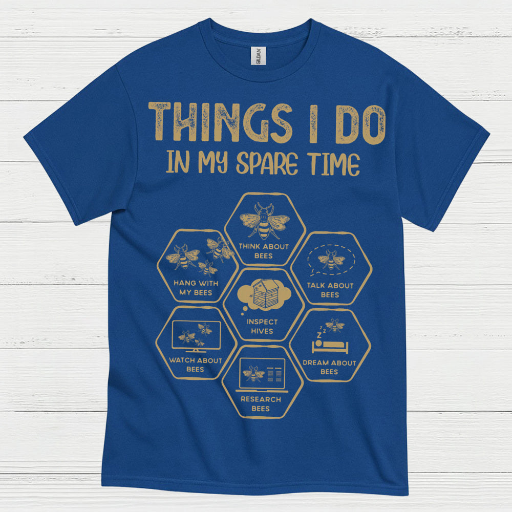 Bee Lover Spare Time Humor T Shirt