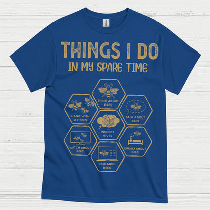 Bee Lover Spare Time Humor T Shirt