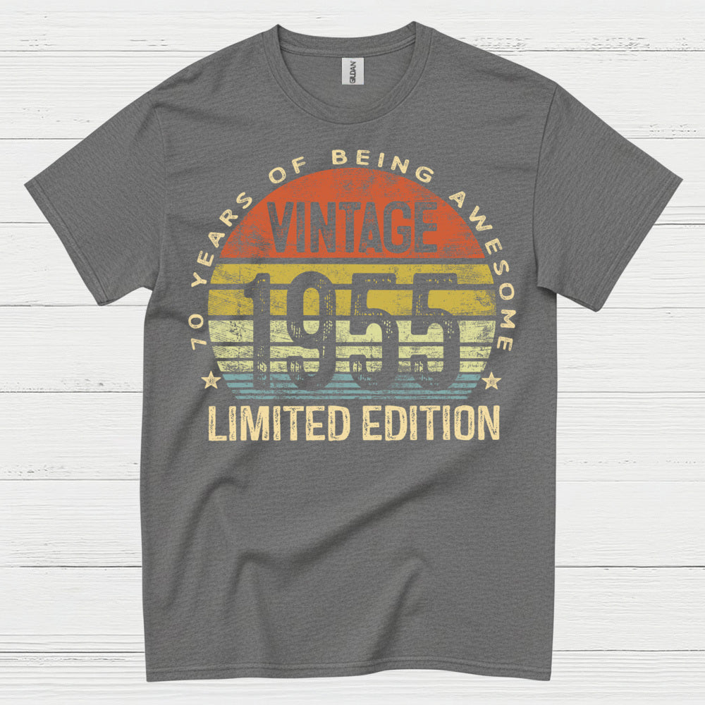 Vintage 1955 Limited Edition Birthday T Shirt