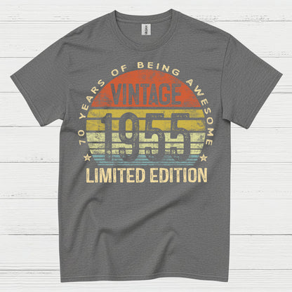 Vintage 1955 Limited Edition Birthday T Shirt