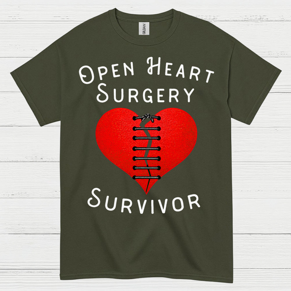 Open Heart Surgery Survivor T Shirt