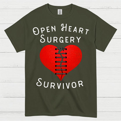 Open Heart Surgery Survivor T Shirt
