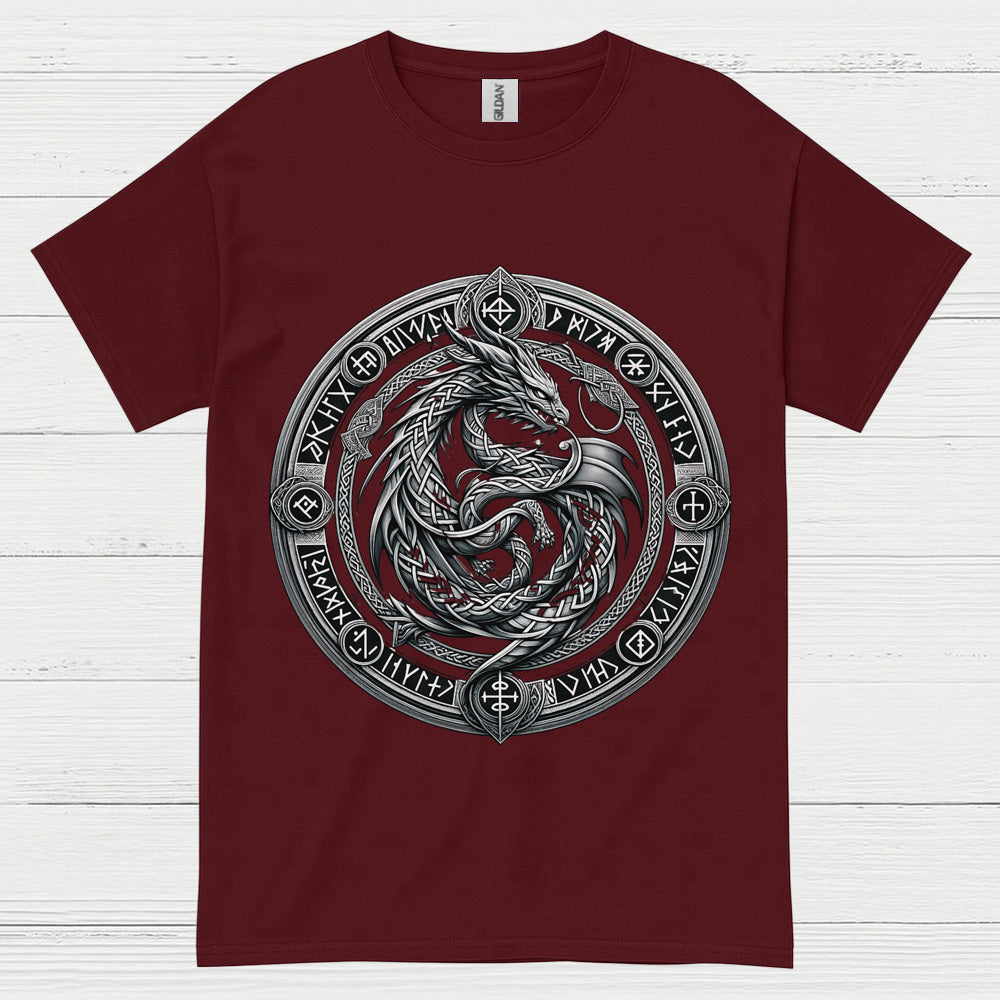 Celtic Dragon Circle T Shirt