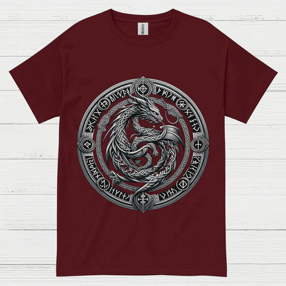 Celtic Dragon Circle T Shirt