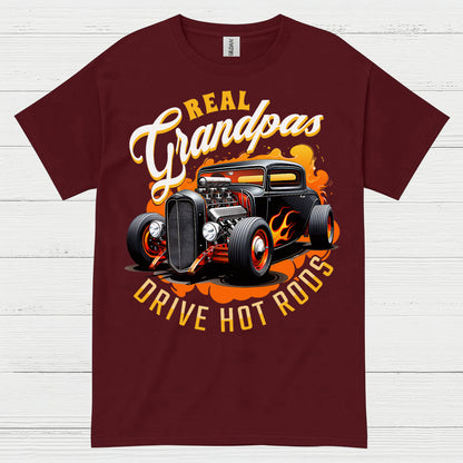 Real Grandpas Drive Hot Rods T Shirt