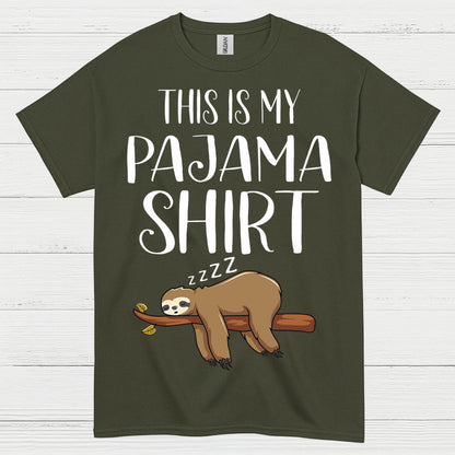 This Is My Pajama Shirt Sloth T Shirt