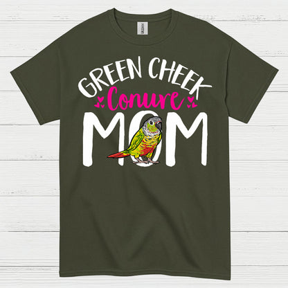 Green Cheek Conure Mom T Shirt