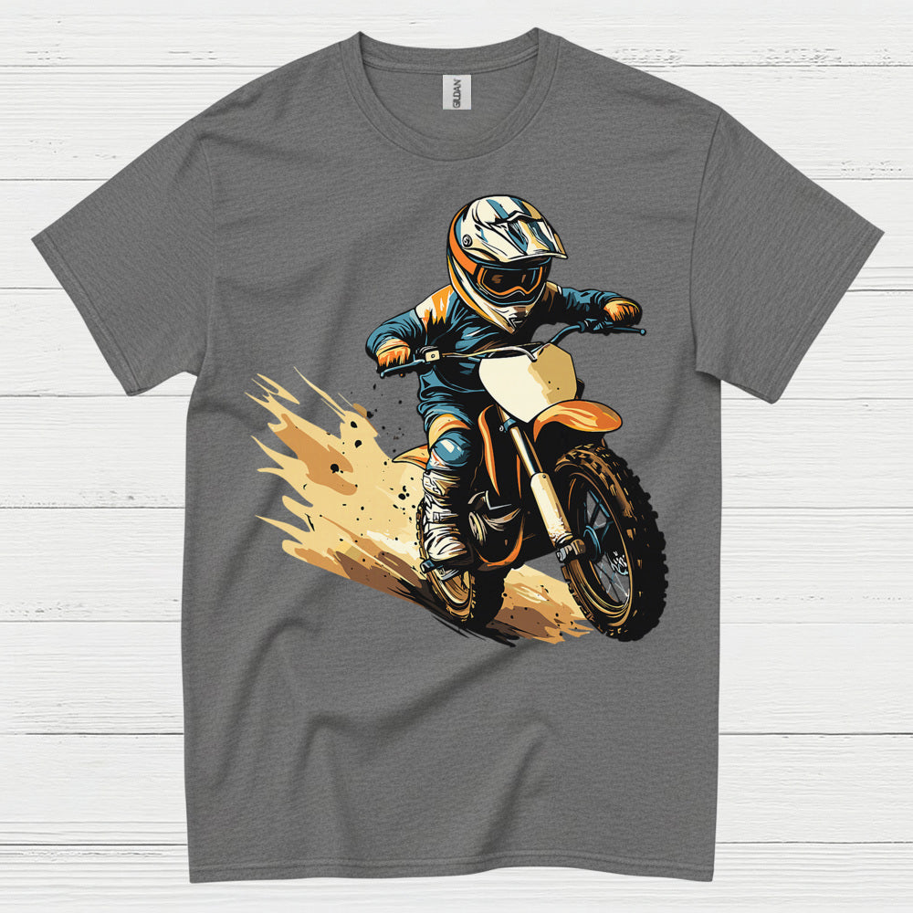 Motocross Action Rider Graphic T Shirt