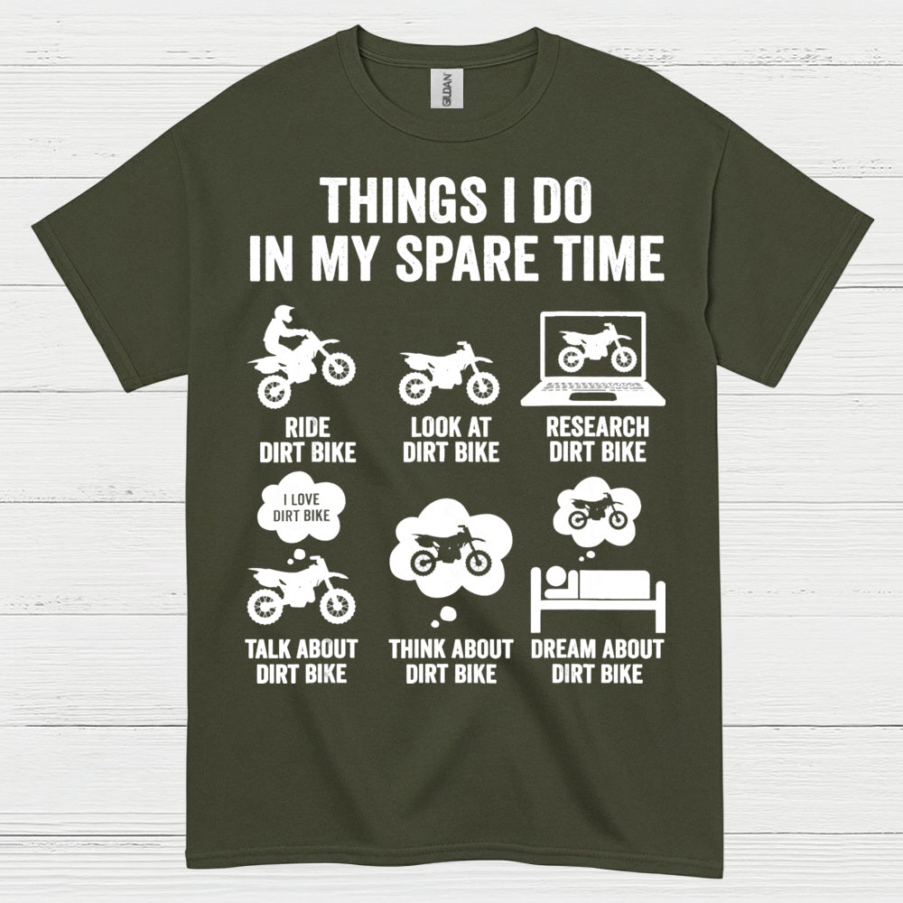 Funny Dirt Bike Lifestyle Graphic T Shirt