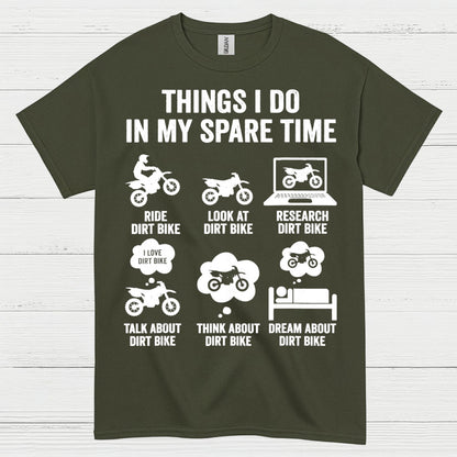 Funny Dirt Bike Lifestyle Graphic T Shirt