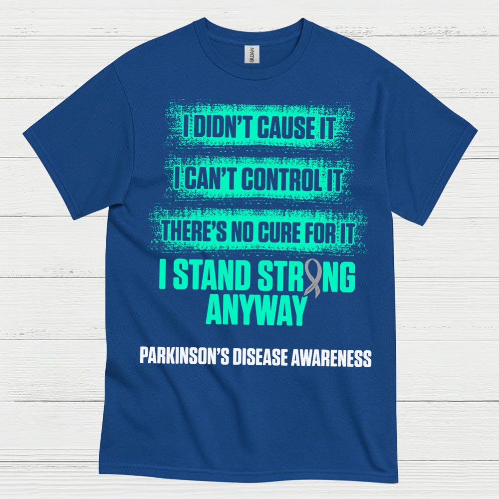 I Stand Strong Parkinson’s Awareness T Shirt