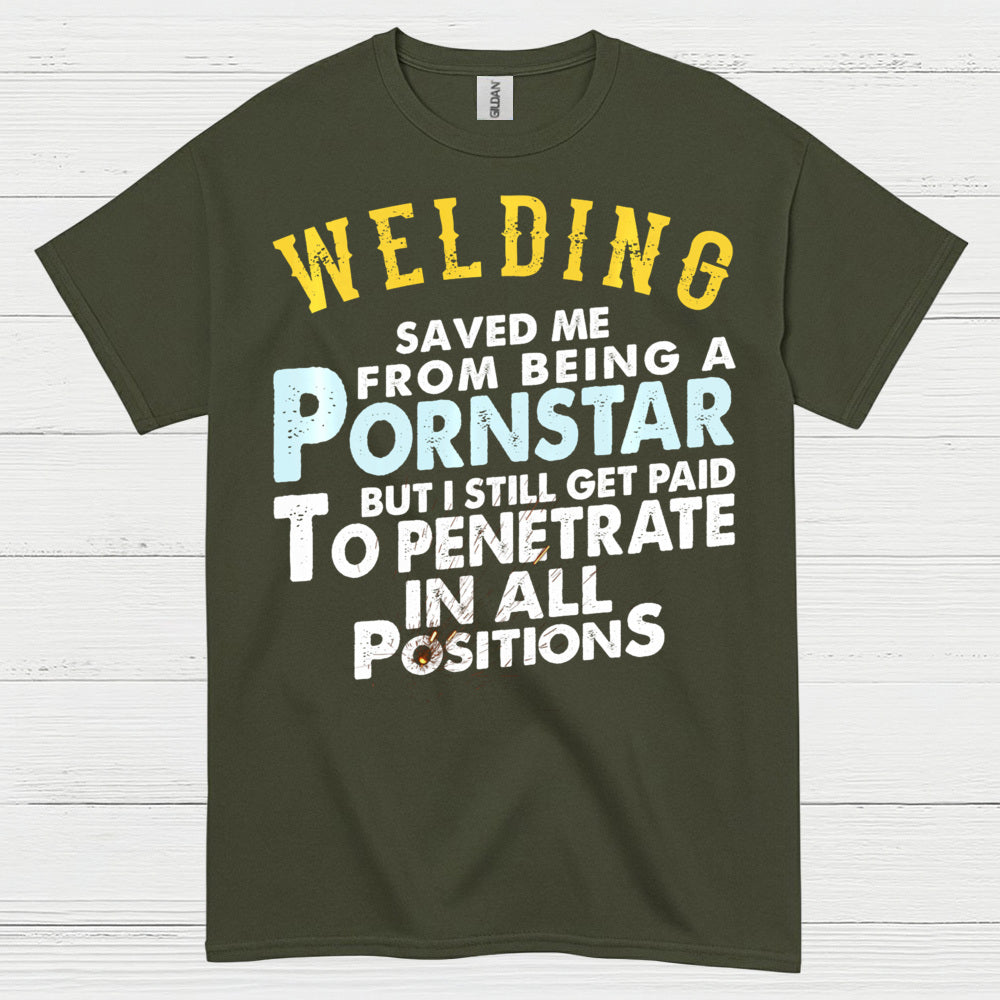 Funny Welding Positions T Shirt