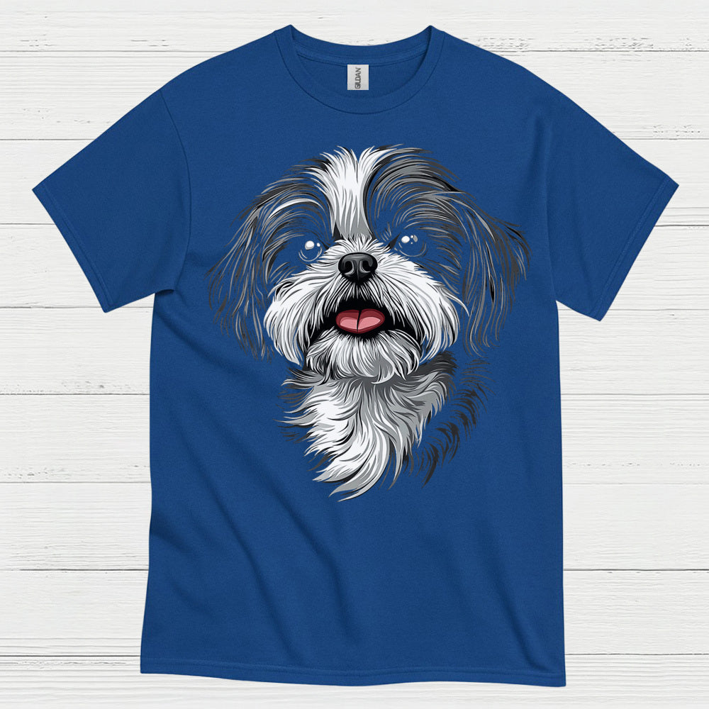 Cute Shih Tzu Portrait Graphic T Shirt