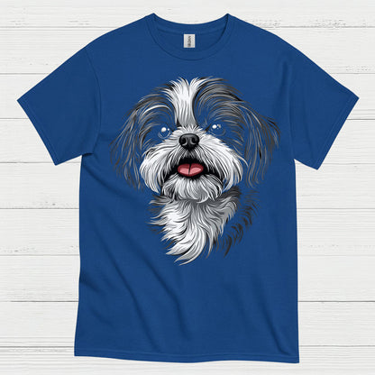 Cute Shih Tzu Portrait Graphic T Shirt