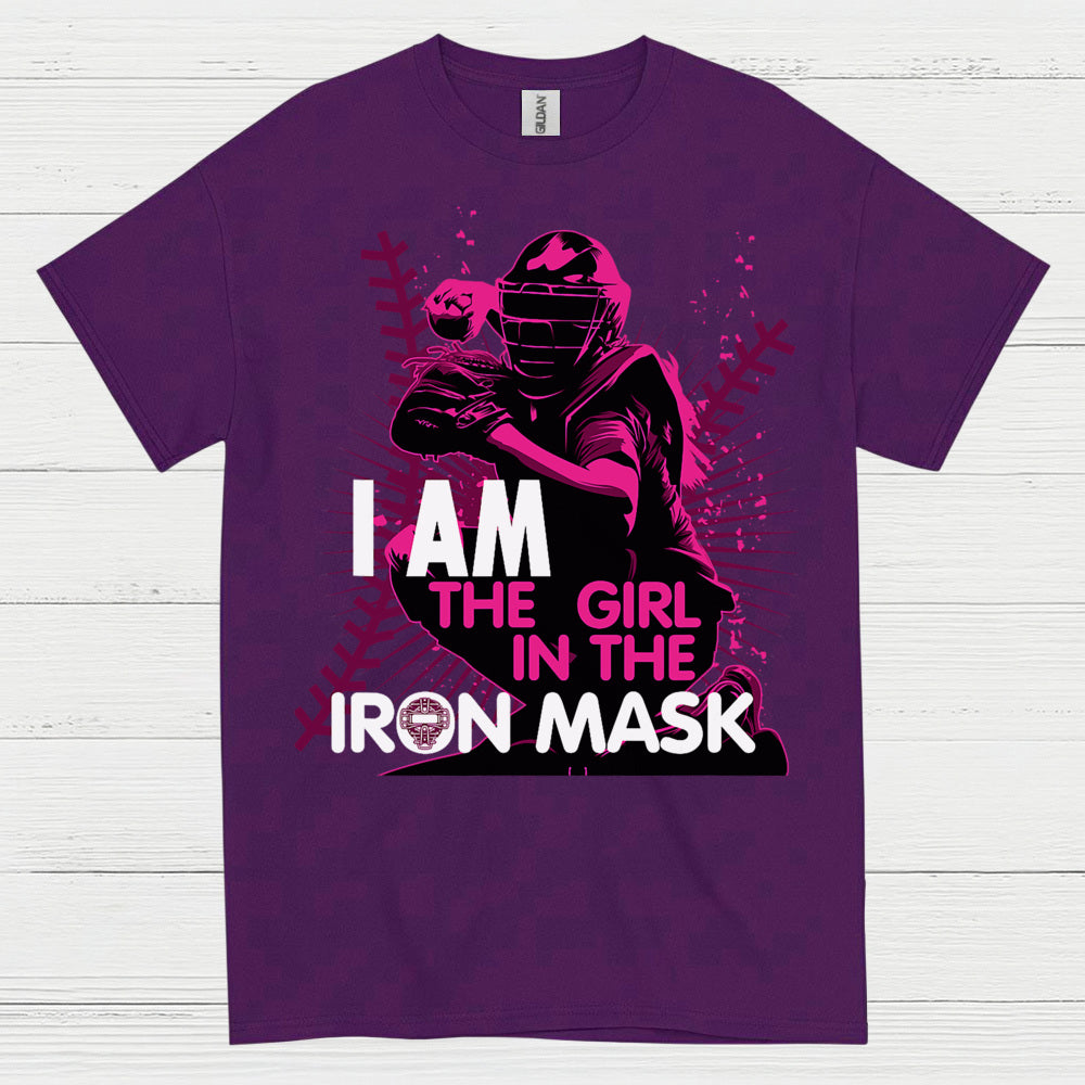 I Am The Girl In The Iron Mask Softball T Shirt