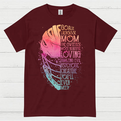 Goalie Lacrosse Mom Funny Family T Shirt