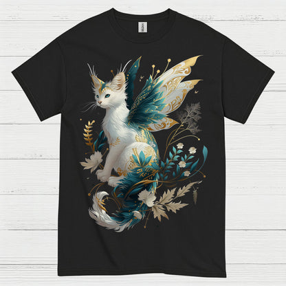 Fairy Cat Fantasy Art T Shirt