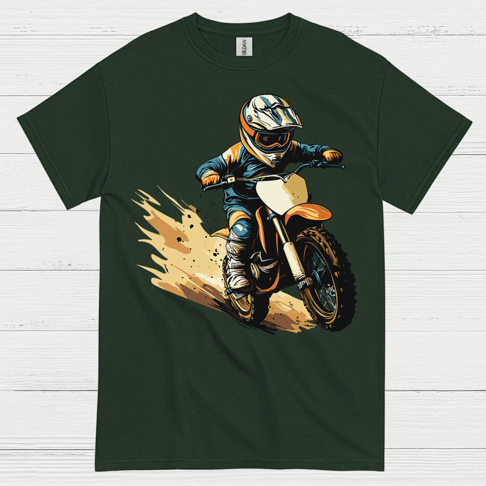 Motocross Action Rider Graphic T Shirt