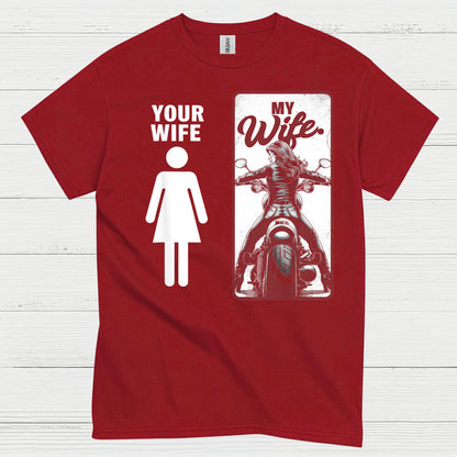 My Wife Motorcycle Humor T Shirt