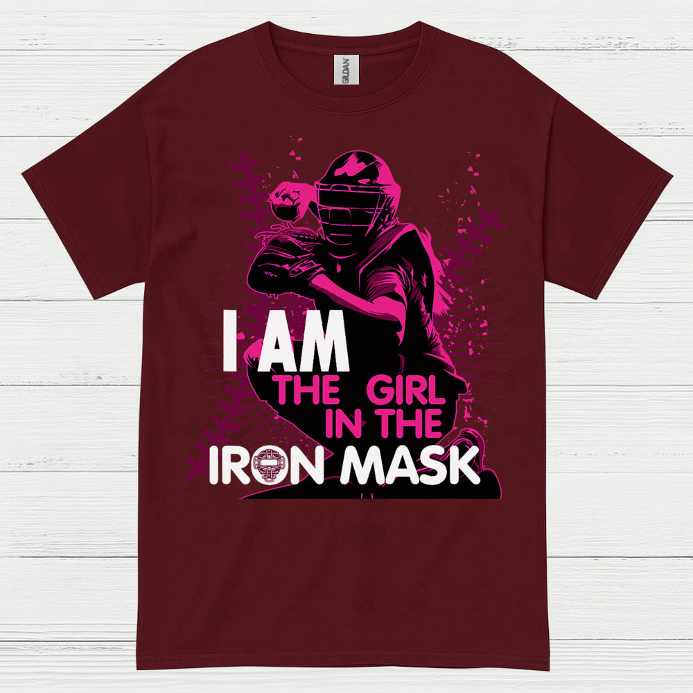 I Am The Girl In The Iron Mask Softball T Shirt