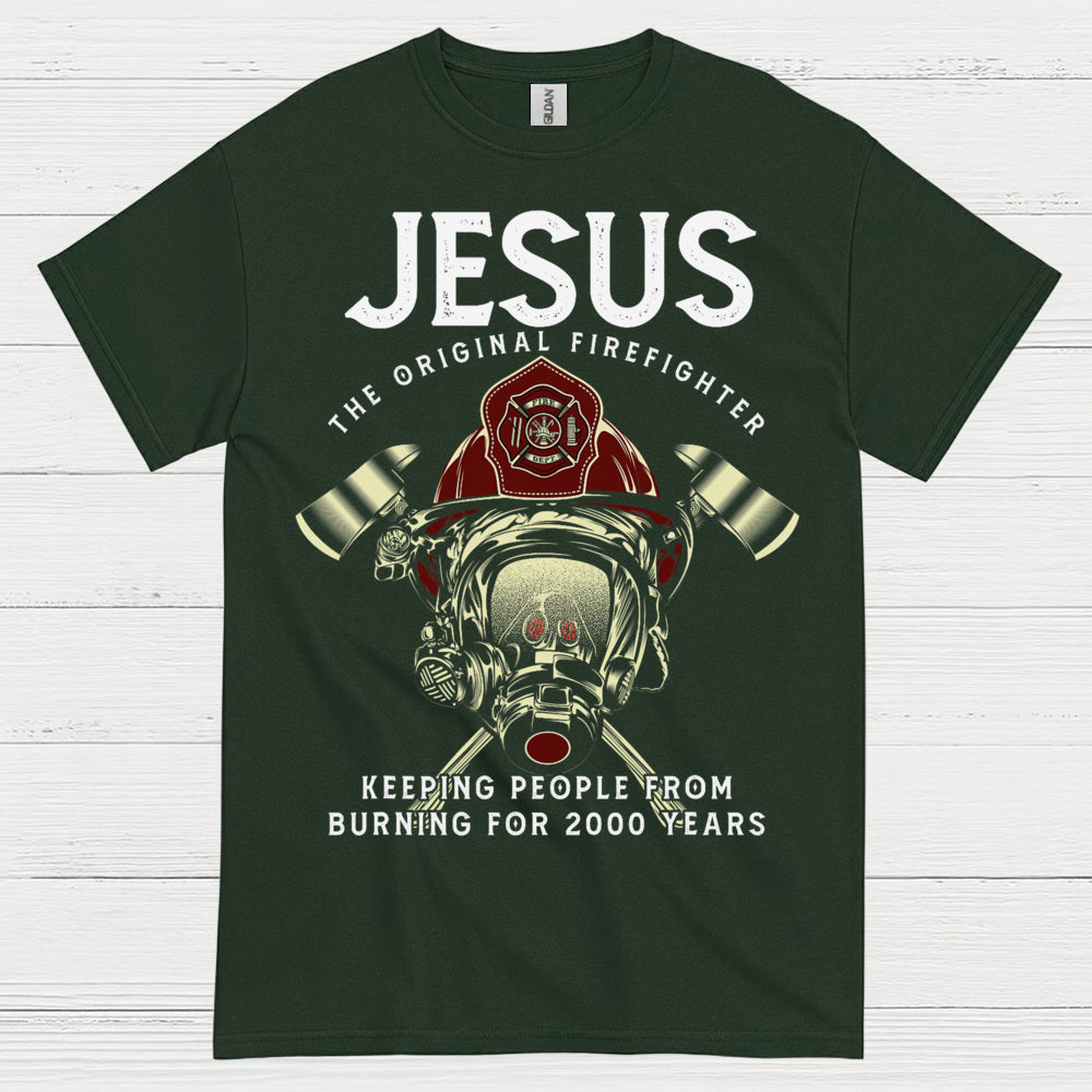 Jesus Saves Firefighters Serve T-Shirt