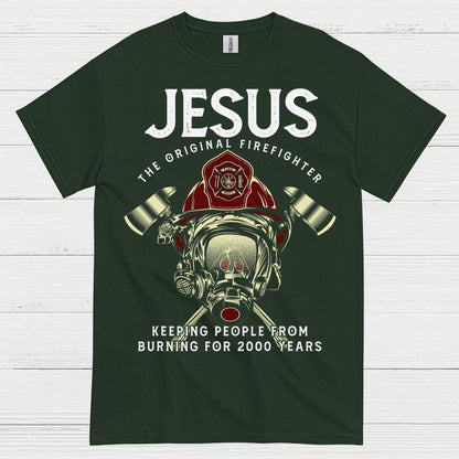Jesus Saves Firefighters Serve T-Shirt