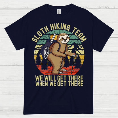 Sloth Hiking Team Funny Sloth T Shirt