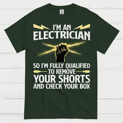 Qualified Electrician Check Your Box T Shirt