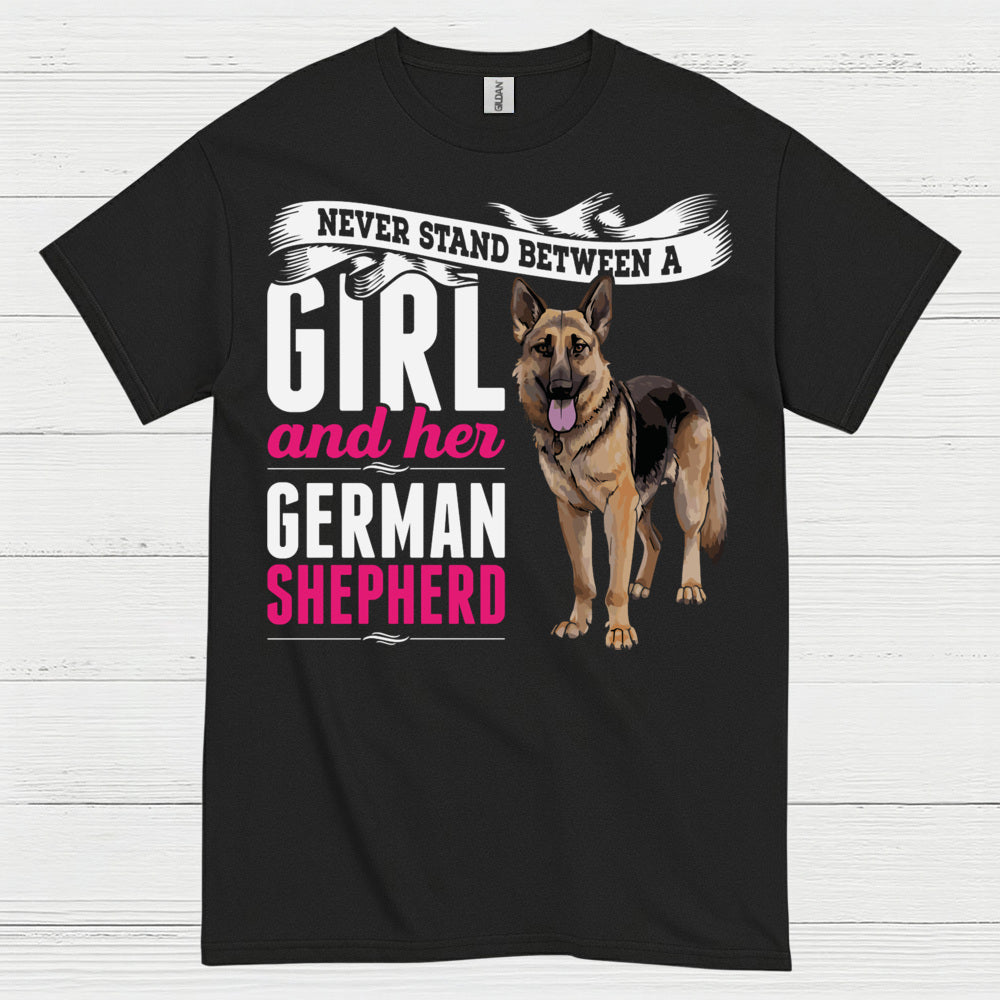 Never Stand Girl Shepherd T Shirt
