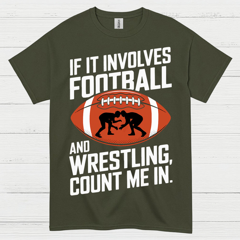 Football Wrestling Fan Pride T Shirt