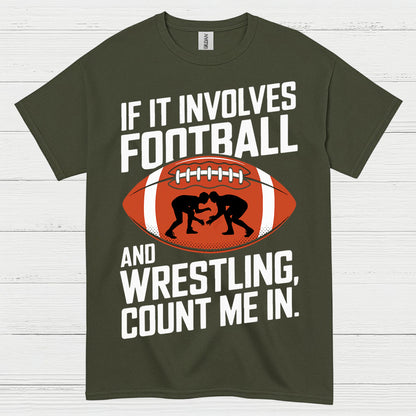 Football Wrestling Fan Pride T Shirt