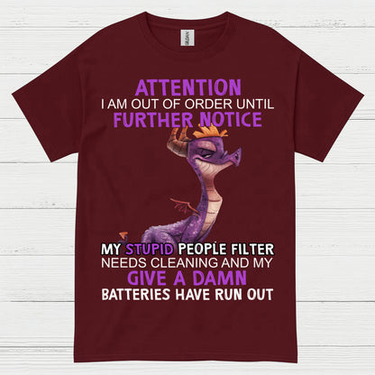 Out Of Order Dragon T Shirt